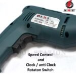 Drill Machine with Variable Speed Two Way Rotations-10MM