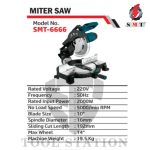 Degree Cutter / Miter Saw-2000W-SMT-6666 - Image 2