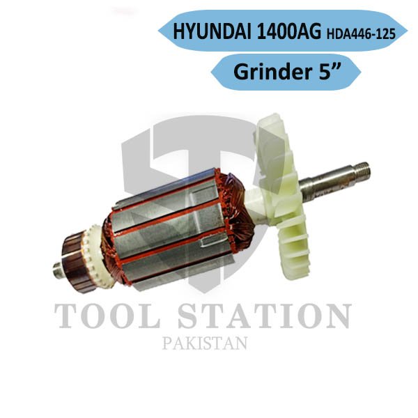 HYUNDAI 1400AG HDA446-125 Armature Grinder 5" Hyundai 1400G-HDA446 - Image 1