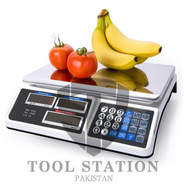 ewqe Electronic Scales For Commercial Weight-35kg Stainless Steel - Image 1
