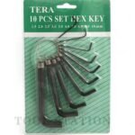 L-Allen Key Set Long Handle -10pcs-Hexagon