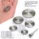 HSS Mini Circular Saw Blade Woodworking / Metal Cutting Discs Drill For Rotary Tools-6pcs/Set - Image 5