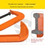 C and G Type Woodworking Clamp 6 inches Clamping Device Adjustable - Image 4