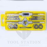 Metric Tap Die Set 12PCS M3-M12 Screw Thread Taps Wrench Dies Hand Tools