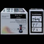 Foot and hand Air Pump with Air Pressure Gauge