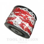 25 Meter Warning Plastic Chain Red & White for Car Parking Lock Safety Barrier for Traffic Stand