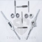 Metric Tap Die Set 12PCS M3-M12 Screw Thread Taps Wrench Dies Hand Tools - Image 2