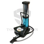 Foot and hand Air Pump with Air Pressure Gauge