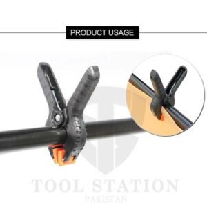 2Pcs 6 inches DIY Tools Plastic Nylon Toggle Clamps For Woodworking, Photo Studio Background Clamp Heavy