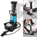 Foot and hand Air Pump with Air Pressure Gauge