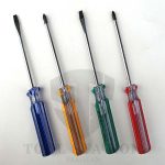 Flat head screw driver tips 6mm, Shaft (6 inches) 150mm, Crystal - Image 2