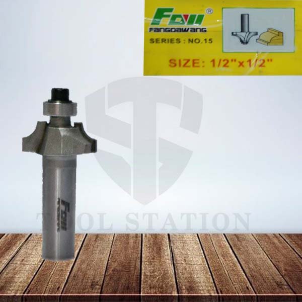 Beading Router Bit with Bearing 1/2" Trimmer Router bit