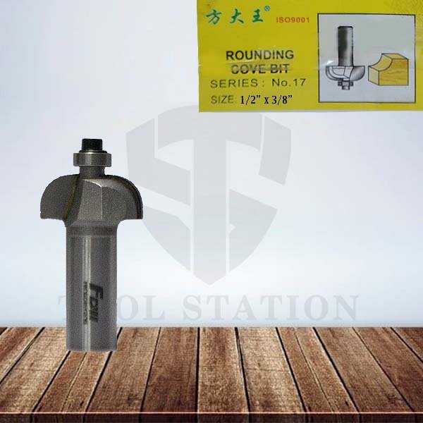 Rounding Cove Router Bit with Bearing 3/8" rounding Trimmer Router bit