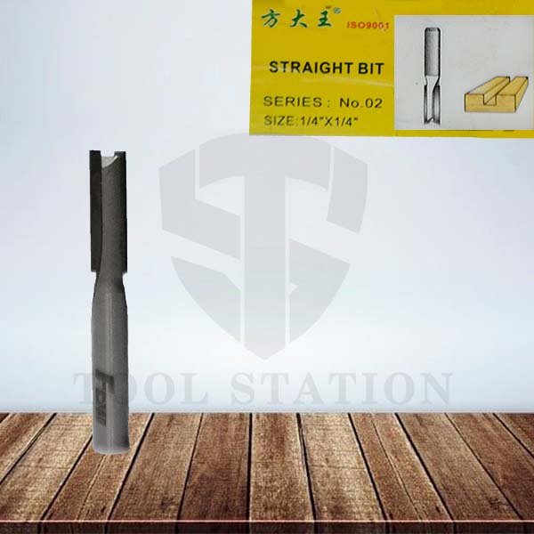 Straight Router Bit 1/4" Grooving / Trimmer Router bit