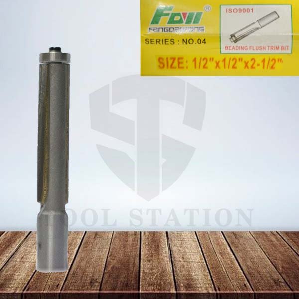 Long blade with Bearing Straight Router Bit 1/2 x 2-1/2" Grooving / Trimmer Router bit