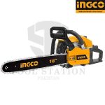 Chainsaw 2-Stroke Petrol 45.8cc Engine -INGCO