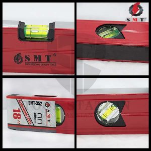 18 Inch Spirit Level Bubble Ruler Magnetic 3 Bubble Levels
