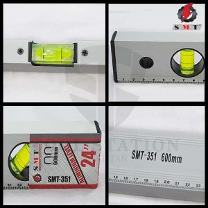 24 Inch Spirit Level Bubble Ruler 3 Bubble Levels