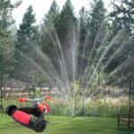 Lawn Sprinkler Automatic 360 Rotating Garden Water Sprinkler