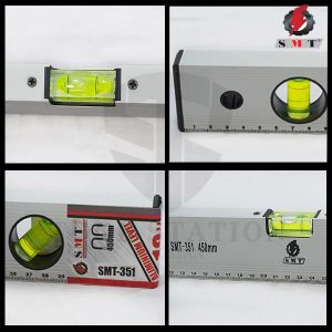 18 Inch Spirit Level Bubble Ruler 3 Bubble Levels