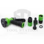 Adjustable Hose 7 Patterns Sprinkler Nozzles for Car Washing, Garden, Plants