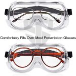 Clear UV-protection Anti-Fog Safety Goggles Dustproof