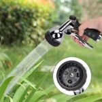 Adjustable Hose 7 Patterns Sprinkler Nozzles for Car Washing, Garden, Plants