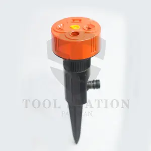 Lawn Sprinkler 04 functions Automatic 360 Rotating Garden Water Sprinkler-PEG shape