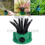 Lawn Sprinkler 12 Nozzles Garden Water Sprinkler-PEG shape
