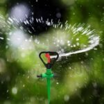 Lawn Sprinkler Automatic 360 Rotating Garden Water Sprinkler-PEG shape