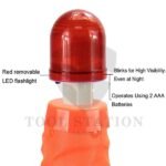 Road Cone Barricades Reflective / warning light Road Safety