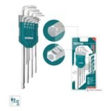 TOTAL (INDUSTRIAL - PRC) - THT106191 - HEX KEY SET (9PCS) - 1.5-10mm - Cr-V TOTAL (INDUSTRIAL - PRC) - THT106191 Allen key sets - 1.5-10mm - Cr-V