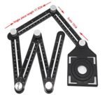 Tile guide Construction Tools Aluminum Folding Positioning Ruler Professional DIY Wood Tile Flooring plumbing tool