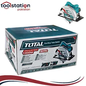TOTAL Circular saw with Blade 1400W - 185mm (TS11418526)