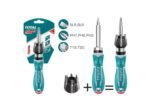Total (Industrial Prc) - Tacsd30086 - Ratchet Screw Driver Set - 8 Pcs