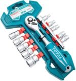 TOTAL - THT14114126 - SOCKET SET - 12 PCS - 1/4 -