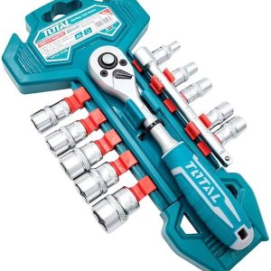 TOTAL - THT14114126 - SOCKET SET - 12 PCS - 1/4 -