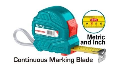 Total Steel measuring tape 5mx19mm TMT126351 Total Steel measuring tape 5mx19mm TMT126351
