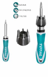 Ratchet Screw Driver Set 8 Pcs Total- TACSD30086