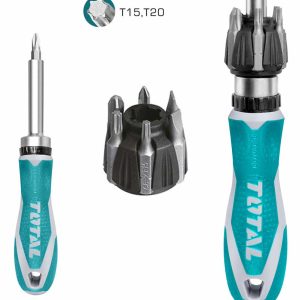 Ratchet Screw Driver Set 8 Pcs Total- TACSD30086