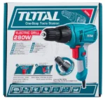 TOTAL TD502106 Electric Drill 280W – 10 mm Keyless Chuck, 20+1 Torque Settings