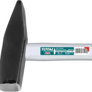 Total Machinist Hammer – Drop-Forged Carbon Steel with Fiberglass Handle 500g THT715006