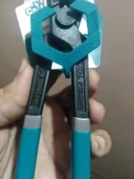 Total Rabbet Pliers 8″ (200 mm) | Cr-V Steel Hand Tool for Cutting, Gripping & Worksite Use THT2881