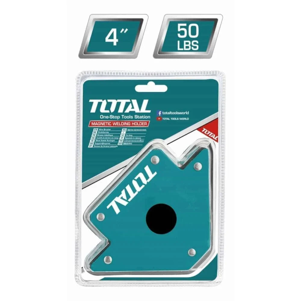 TOTAL Magnetic Welding Holder 5 Inch – 50 LBS Welding Magnet TAMWH50042 TOTAL Magnetic Welding Holder 5 Inch – 50 LBS Welding Magnet TAMWH50042