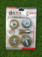 SMT Wire Brush Set 5 Pieces (Model SMT-090) – Drill Mounted Cleaning & Rust Removal Brushes