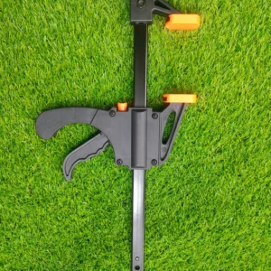 Quick Release Bar Clamp 14.5 Inch – One Handed Woodworking Speed Clamp for Carpentry & DIY