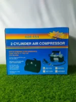 Double Cylinder Air Compressor 628-4X4 – Heavy Duty Portable Car Tire Inflator DC 12V