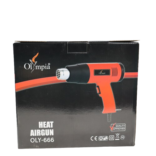 Olympia Heat Gun OLY-666 – Professional Hot Air Gun for Industrial & DIY Applications Olympia Heat Gun OLY-666 – Professional Hot Air Gun for Industrial & DIY Applications