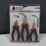 SMT 1210 3‑Piece Plier Set – Chrome Vanadium Steel Hand Tool Kit for Workshop & DIY
