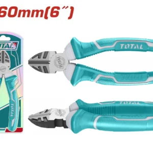 TOTAL 6″ (160 mm) Diagonal Cutting Pliers – THT130606P – Wire Cutter & Workshop Tool